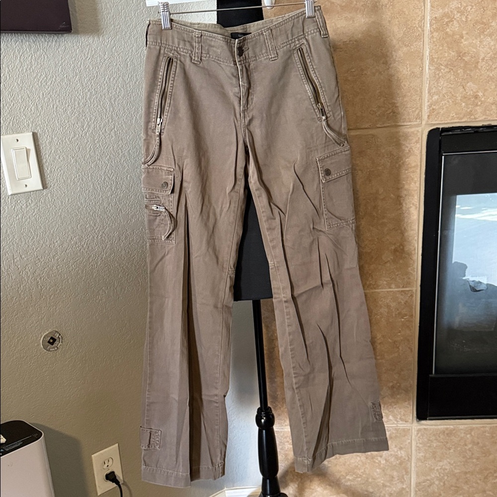 Women's Tan Cargo Pants